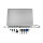 LogiLink UA0373 USB-C 11-in-1 PD 100W DockingStation Silber