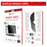 DISPLEX Privacy Safe Blickschutzfilter f. MacBook Air/Pro 13,3", Anti-Reflex, Bluelight-Filter, Magnetische Befestigung