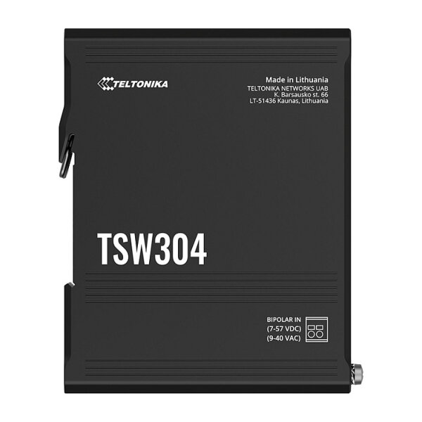 4P Teltonika TSW304 Industrial GSwitch Din RAIL
