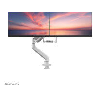 Neomounts Full Motion Tischhalterung für zwei Flachbildschirme 17-32 7KG 2x 8KG White