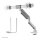 Neomounts Full Motion Tischhalterung für zwei Flachbildschirme 17-32 7KG 2x 8KG White