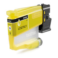 Brother Tintenpatrone LC-527XLY Gelb (ca. 2000 Seiten)