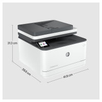 L HP LaserJet Pro 3002dn S/W-Laserdrucker A4 33S./Min. LAN Duplex