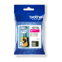 Brother Tintenpatrone LC-421XLM Magenta (ca. 500 Seiten)