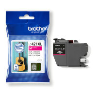 Brother Tintenpatrone LC-421XLM Magenta (ca. 500 Seiten)