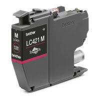 Brother Tintenpatrone LC-421M Magenta (ca. 200 Seiten)