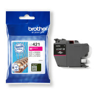 Brother Tintenpatrone LC-421M Magenta (ca. 200 Seiten)