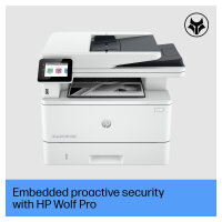 L HP LaserJet Pro MFP 4102DW S/W-Laserdrucker 3in1 40S.Min/ A4 LAN WLAN ADF Duplex