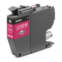 Brother Tintenpatrone LC-422M Magenta (ca. 550 Seiten)