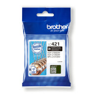 Brother Tintenpatrone LC-421BK Schwarz (ca. 200 Seiten)