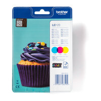 Brother Tinte LC123RBWBP / LC-123RBWBP Multipack in...