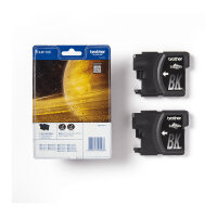 Brother Tintenpatronen LC-1100BK Doppelpack Schwarz
