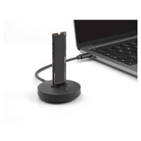 M.2 Dockingstation für M.2 NVMe / SATA SSD mit USB 10 Gbps USB Type-C™ Stecker