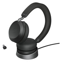 Jabra Evolve2 75 Link380c UC Stereo Stand Black