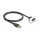 Easy 45 Modul USB 5 Gbps Typ-A Buchse zu USB Typ-A Stecker mit Kabelpeitsche, 22,5 x 45 mm