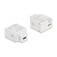 Keystone Modul mit USB Type-C™ Ladebuchse 2,1 A weiß