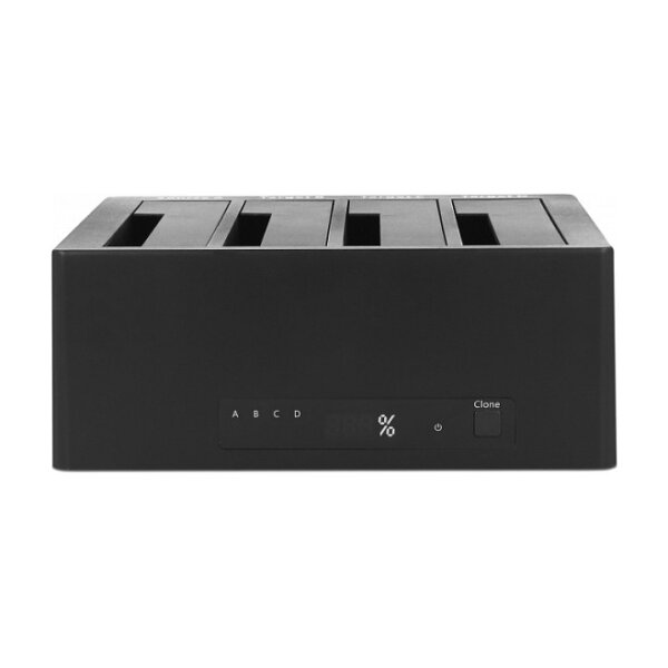 SuperSpeed USB 5 Gbps Dockingstation für 4 x SATA HDD / SSD mit Klon Funktion