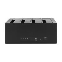 SuperSpeed USB 5 Gbps Dockingstation für 4 x SATA HDD / SSD mit Klon Funktion