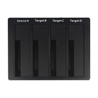 SuperSpeed USB 5 Gbps Dockingstation für 4 x SATA HDD / SSD mit Klon Funktion