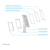 drehbare Tablet-Tischhalterung für 9.7-11 Tablets DS15-640WH1 Neomounts White
