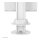 drehbare Tablet-Tischhalterung für 9.7-11 Tablets DS15-640WH1 Neomounts White