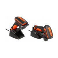 Industrie Barcode Scanner 1D und 2D für 2,4 GHz oder Bluetooth mit induktiver Ladestation