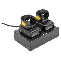 Ringbarcode Scanner 1D und 2D mit 2,4 GHz oder Bluetooth (2 Stück) + Ladestation