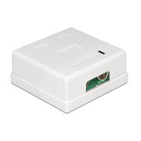 Netzwerk Anschlussdose 2 Port Cat.6