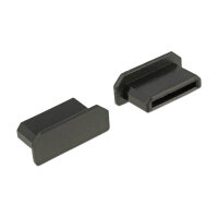Staubschutz für HDMI mini-C Buchse ohne Griff 10 Stück schwarz