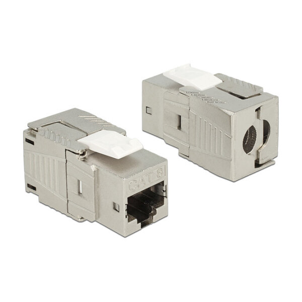 Keystone Modul RJ45 Buchse Cat.8.1 werkzeugfrei