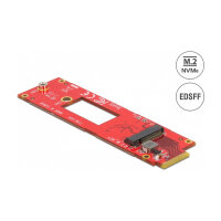 Konverter EDSFF E1.S zu M.2 Key M Slot NVMe