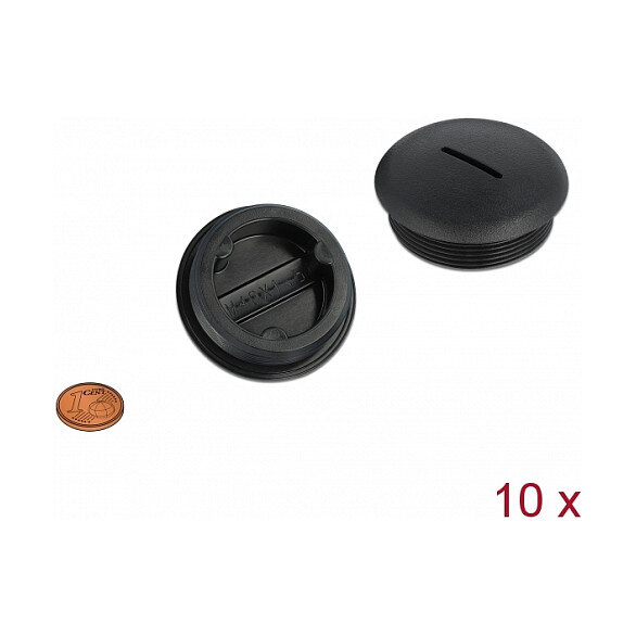 Verschlussstopfen M40 x 1,5 schwarz 10 Stück
