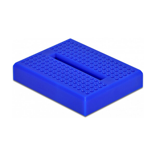 Experimentier-Mini Steckbrett 170 Kontakte blau