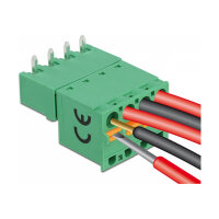 Terminalblock Set für Platine 4 Pin 5,08 mm Rastermaß horizontal