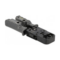 Crimpzange mit Abisolierer und Netzwerktester für 8P (RJ45), 6P (RJ12/11), 6P DEC oder 4P (RJ10) Stecker