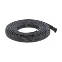 Geflechtschlauch dehnbar 10 m x 12 mm schwarz