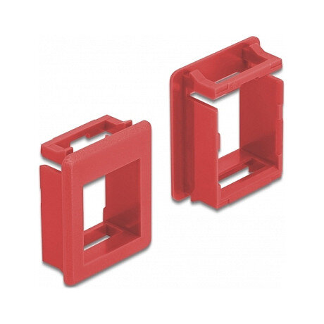 Keystone Halterung für Gehäuse 4 Stück rot