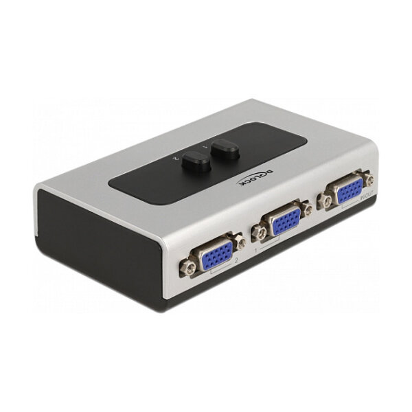 Umschalter VGA 2 Port manuell bidirektional