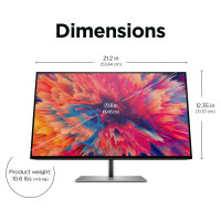 60,5cm/23,8 (2560x1440) HP Z24q G3 16:9 5ms IPS HDMI DisplayPort VESA Pivot QHD Silver