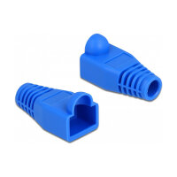 Knickschutztülle für RJ45 Stecker blau 20 Stück