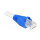 Knickschutztülle für RJ45 Stecker blau 20 Stück