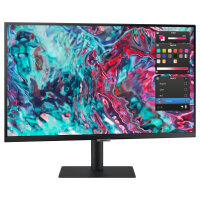 68,6cm/27 (3840x2160) Samsung ViewFinity S8 S27B800TGU 16:9 5ms IPS HDMI 2xThunderbolt4 VESA Pivot 4K Black