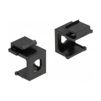 Keystone Abdeckung schwarz mit 8,0 mm Durchführung...