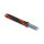 Geflechtschlauch dehnbar 2 m x 6 mm schwarz-rot
