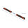 Geflechtschlauch dehnbar 2 m x 6 mm schwarz-rot