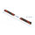 Geflechtschlauch dehnbar 2 m x 19 mm schwarz-rot