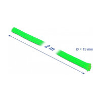 Geflechtschlauch dehnbar 2 m x 19 mm grün