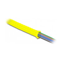 Geflechtschlauch dehnbar 2 m x 38 mm gelb