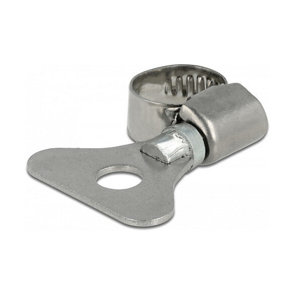 Schlauchschelle mit Flügelmutter 8 - 12 mm 10 Stück Metall