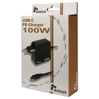 Charger USB-C 100W Black INTER-TECH PD-2100